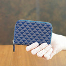 波うろこ (118) (紺地×白漆)