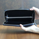 変わり市松小 (167) (紺地×黒漆)