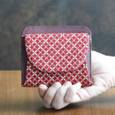 七宝繋ぎ (179) (赤地×白漆)