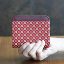 七宝繋ぎ (179) (赤地×白漆)