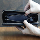 輪繋ぎ小 (177) (黒地×黒漆)