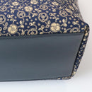 【トートバッグ】72手提げ 椿 (紺地×白漆) | 甲州印伝 | 印傳屋