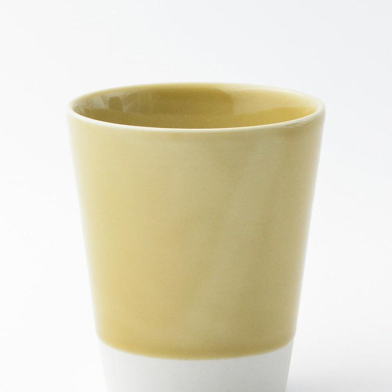 【カップ5個セット】es cup (M) 黄磁釉 | 波佐見焼 | 西海陶器