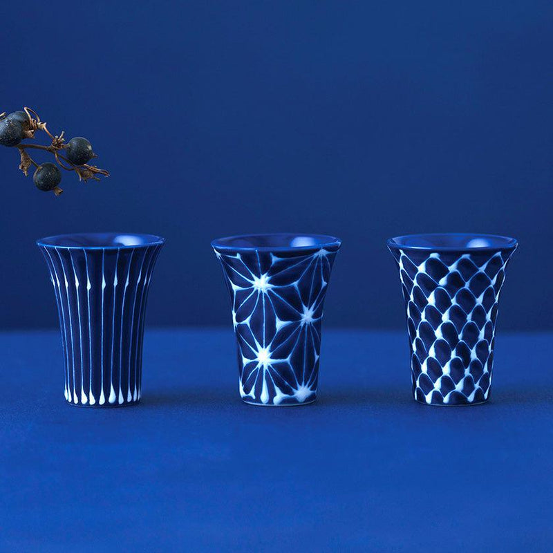 【カップ】琉璃 アペリティフ 網絵 | 波佐見焼 | 西海陶器