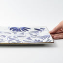 【皿】karakusa 角プレート (大) | 波佐見焼 | 西海陶器