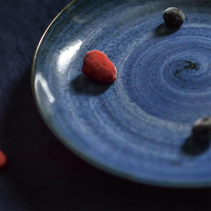 【皿】藍 軽量8号 (青) | 波佐見焼 | 西海陶器