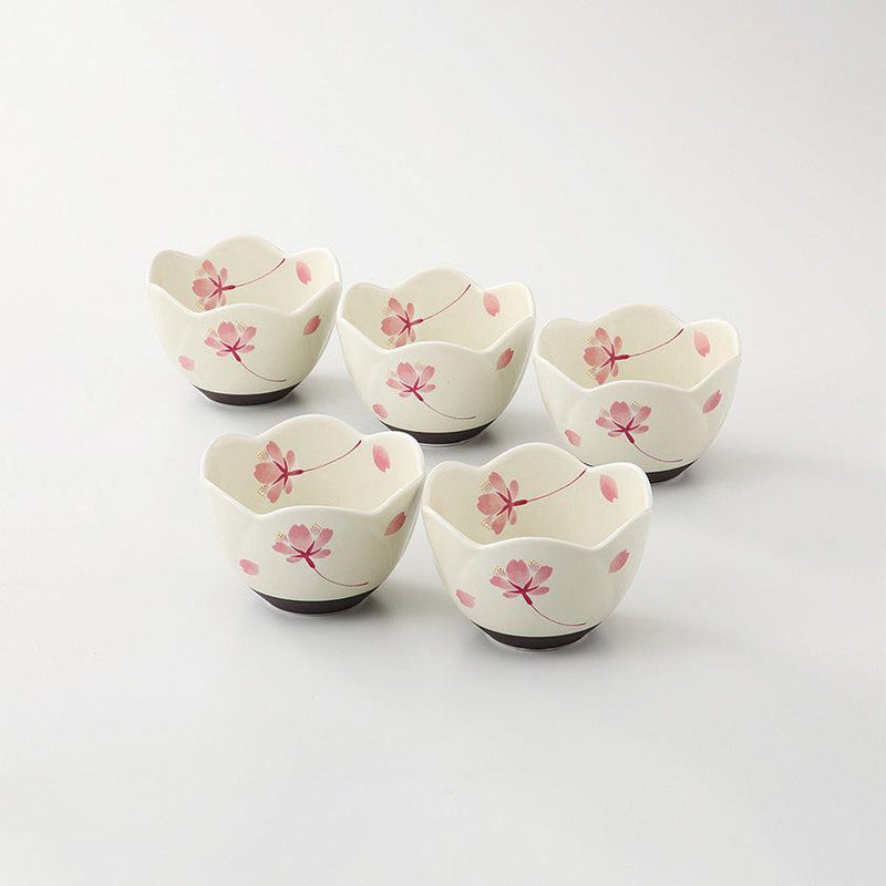 【小付5点セット】桜の舞 小付揃 | 波佐見焼 | 西海陶器