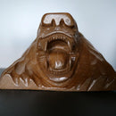 【置物】熊 マスク 11号 | アイヌ工芸