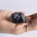 【置物】sinkop 鮭喰い熊 (黒) | アイヌ工芸