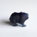 【置物】sinkop 鮭喰い熊 (黒) | アイヌ工芸