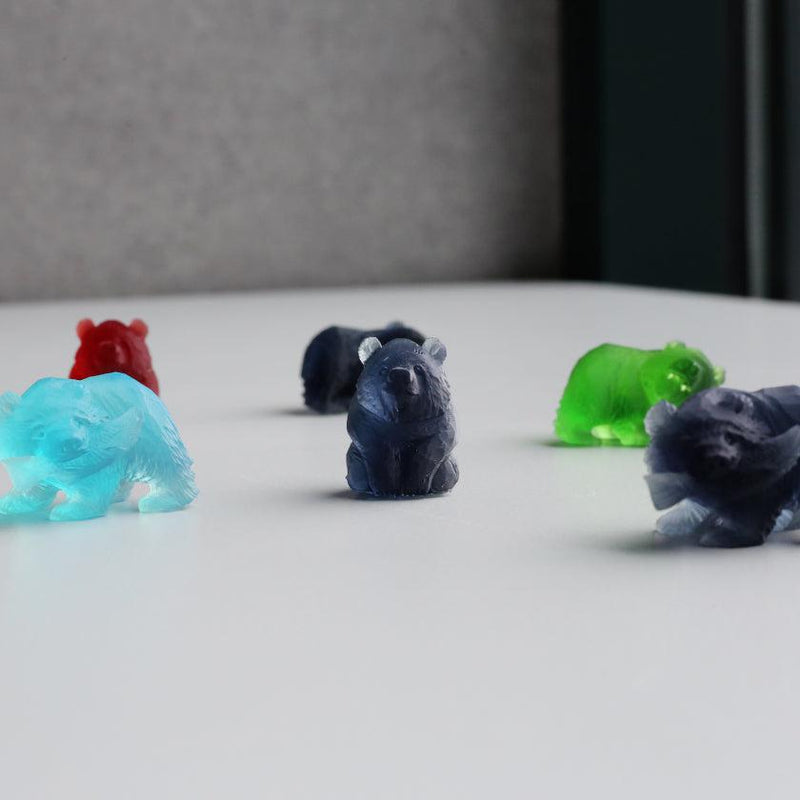 【置物】sinkop 座り熊 (黒) | アイヌ工芸
