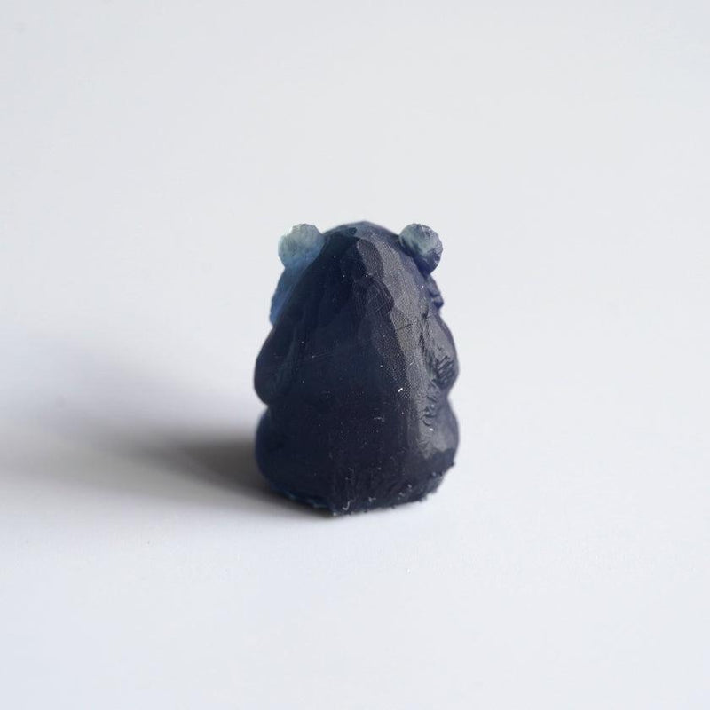 【置物】sinkop 座り熊 (黒) | アイヌ工芸