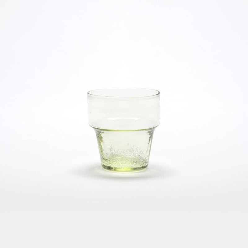 【コップ】沖縄県から琉球ガラスのこぼしにくいコップ (くちゃみどぅり) | aeru