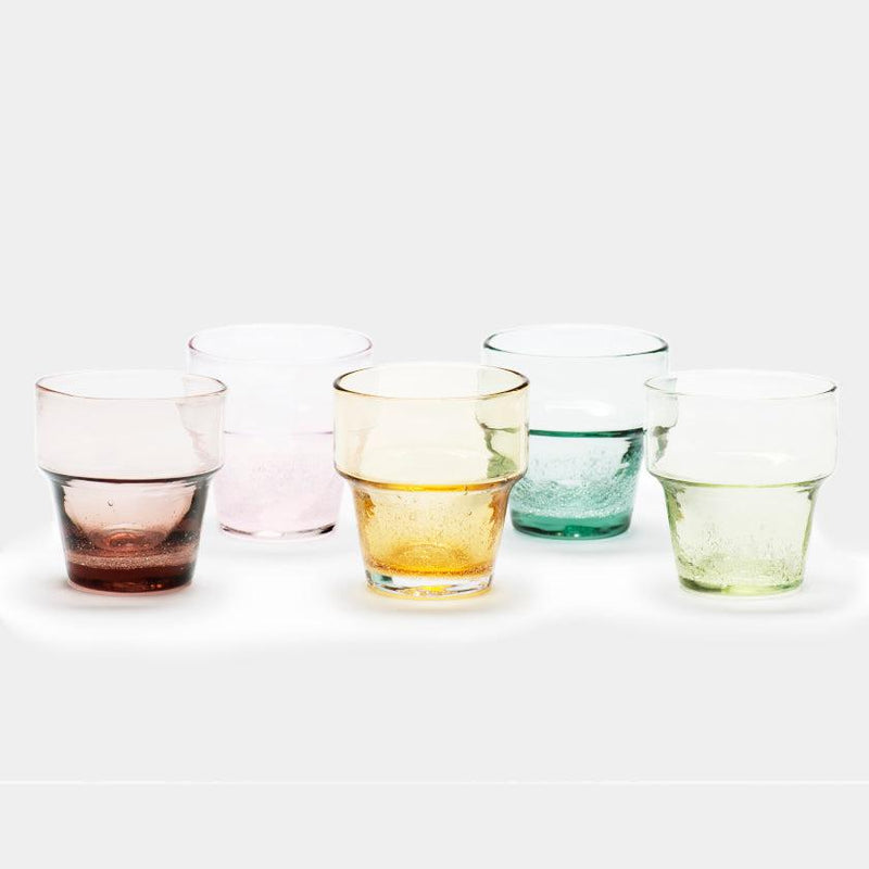 【コップ】沖縄県から 琉球ガラスの こぼしにくいコップ | “0歳からの伝統ブランドaeru”
