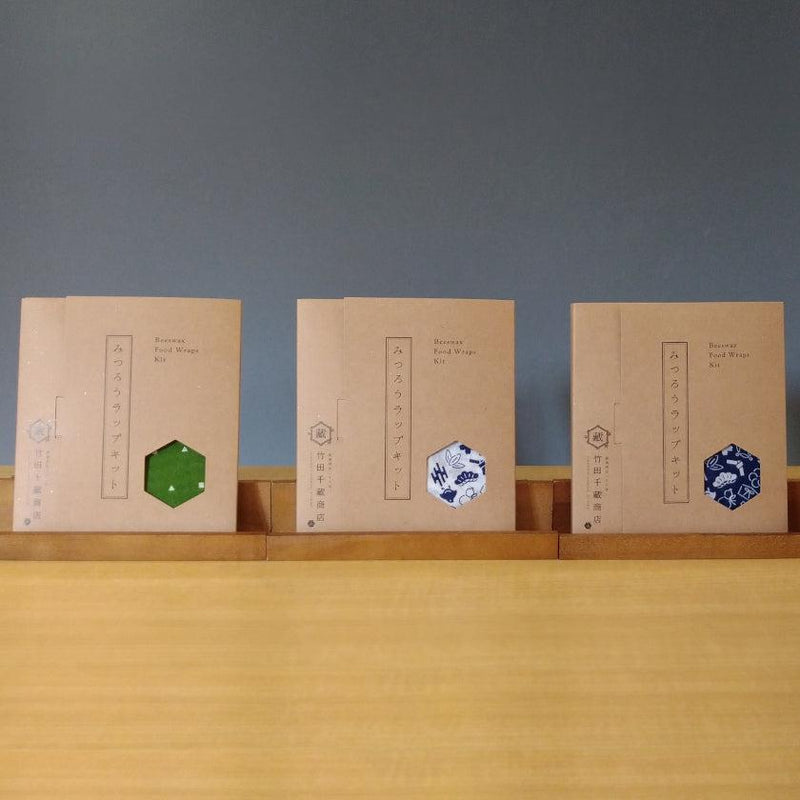 【蜜蝋ラップ】京小紋白 | 体験キット | 竹田千蔵商店