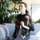 【マフラー】流線(チャコール) S | 京友禅 | 禾口木丙