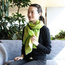 【マフラー】横段(抹茶濃淡) S | 京友禅 | 禾口木丙