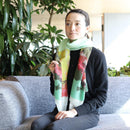 【マフラー】山の柄(槍ヶ岳) S | 京友禅 | 禾口木丙