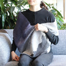 【マフラー】山の柄(中央アルプス) S | 京友禅 | 禾口木丙