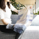 【マフラー】山の柄(北アルプス) M | 京友禅 | 禾口木丙