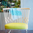 【ストール】コットン 入子菱 (青) | 京友禅 | 禾口木丙