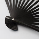 【扇子】三ヶ月 (白) 銀箔 | 唐紙 | 景美風月