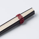 【扇子】三ヶ月 (白) 金箔 | 唐紙 | 景美風月