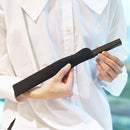 【扇子】三ヶ月 (黒) 金箔 | 唐紙 | 景美風月