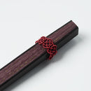 【扇子】三ヶ月 (紫) ブロンズ | 唐紙 | 景美風月