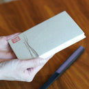 【御朱印帳】三ヶ月 (白) | 唐紙 | 景美風月