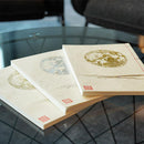 【貴宝録帳】ノート 満月 (白) | 唐紙 | 景美風月