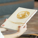 【貴宝録帳】ノート 満月 (白) | 唐紙 | 景美風月