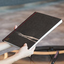 【貴宝録帳】ノート 三ヶ月 (黒) | 唐紙 | 景美風月