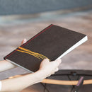 【貴宝録帳】ノート 満月 (黒) | 唐紙 | 景美風月