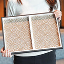 【アートパネル】三ヶ月 (黒) A3 | 唐紙 | 景美風月