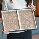 【アートパネル】満月 (黒) A3 | 唐紙 | 景美風月