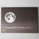 【アートパネル】満月 (紫) A3 | 唐紙 | 景美風月