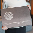 【アートパネル】満月 (紫) A3 | 唐紙 | 景美風月