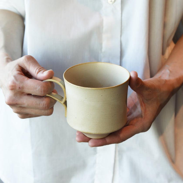 【マグカップ】Mat  (角) 白 | 京焼・清水焼 | fuuu