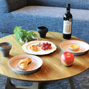 【皿2枚セット】Hibiki リムプレート 丸 (M) 赤 | 京焼・清水焼 | fuuu