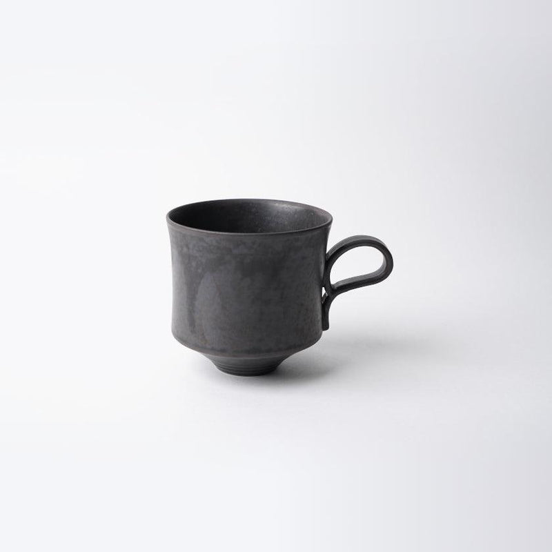 【マグカップ2個セット】Mat  (角) 黒 & 白 | 京焼・清水焼 | fuuu