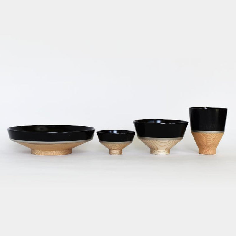 【お皿】KOROMO 4点セット (浅鉢、お椀、おちょこ、カップ) | 漆器 | isuke