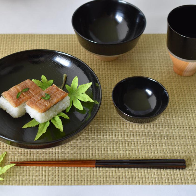 【お皿】KOROMO 4点セット (浅鉢、お椀、おちょこ、カップ) | 漆器 | isuke