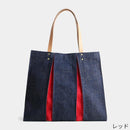 【トートバッグ】ougi denim WH | 布アート | KOSHO