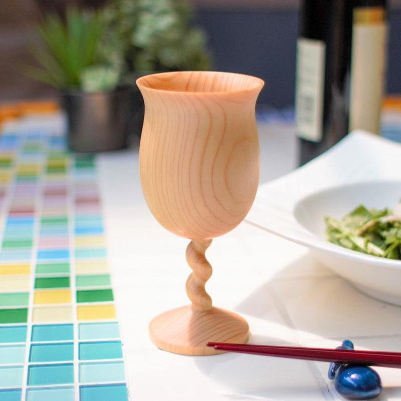 【グラス】ワイングラス ペア | 木工 | 木の幸