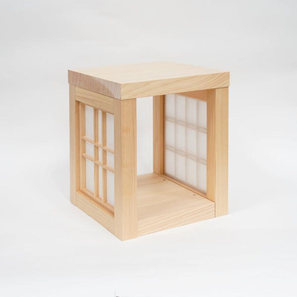 【棚】組子シェルフ S  (両サイド組子) | 木工 | 木の幸 (大型配送料2,500円)