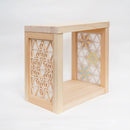 【棚】組子シェルフ M (両サイド組子) | 木工 | 木の幸 (大型配送料2,500円)