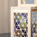 【棚】組子シェルフ M (両サイド組子) | 木工 | 木の幸 (大型配送料2,500円)