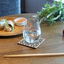 【コースター】菱取りに梅 | 摺り友禅彫刻師 | Sansai