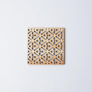 【コースター】菱取りに梅 | 摺り友禅彫刻師 | Sansai